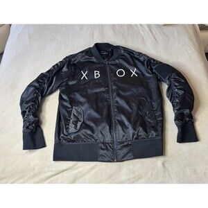 Meta Threads XBOX Bomber Jacket Black Mens XL Video Game Console Apparel